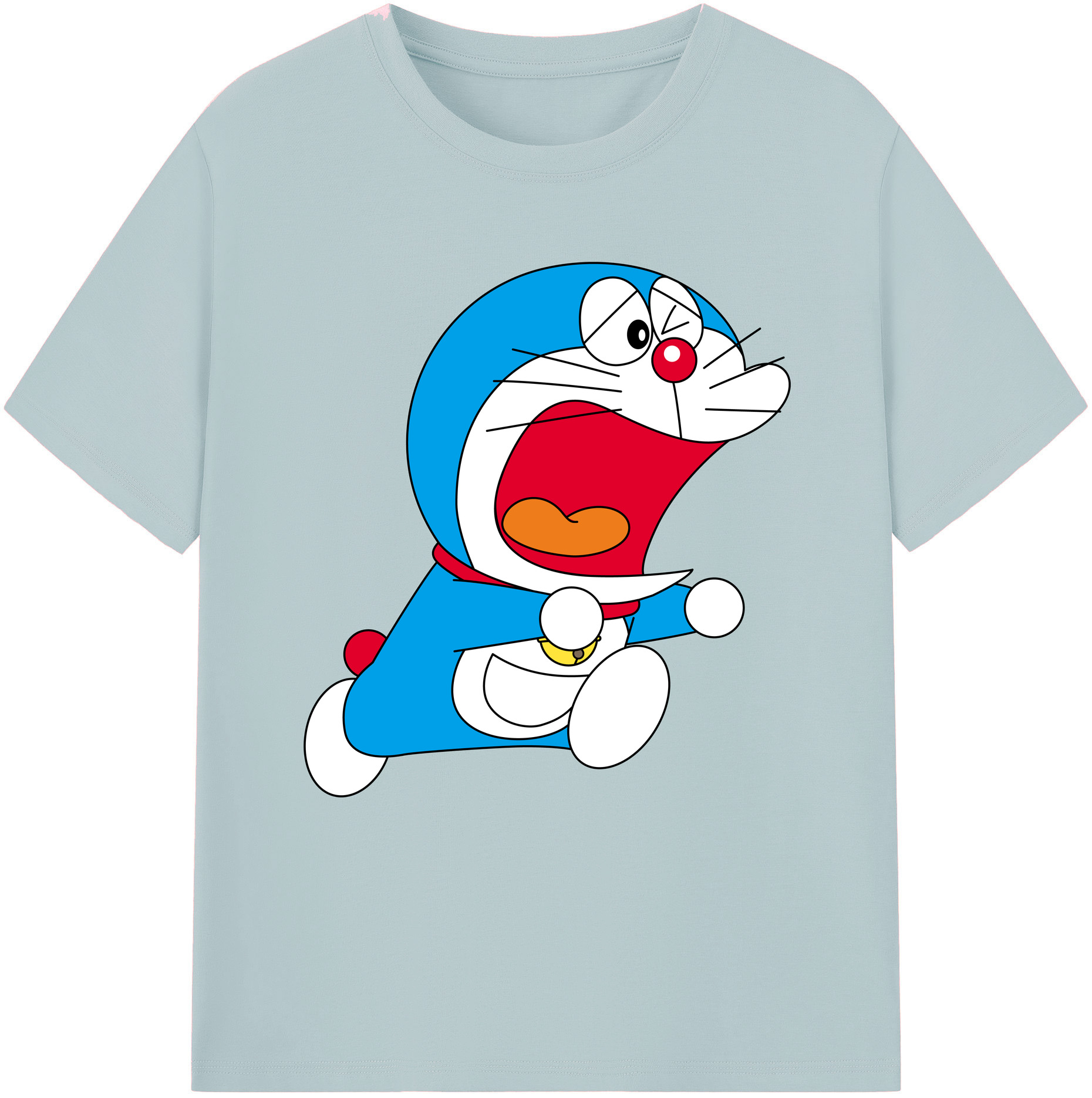 （画像用） ドラえもん Doraemon 綿100％半袖Tシャツ（フロントプリント）